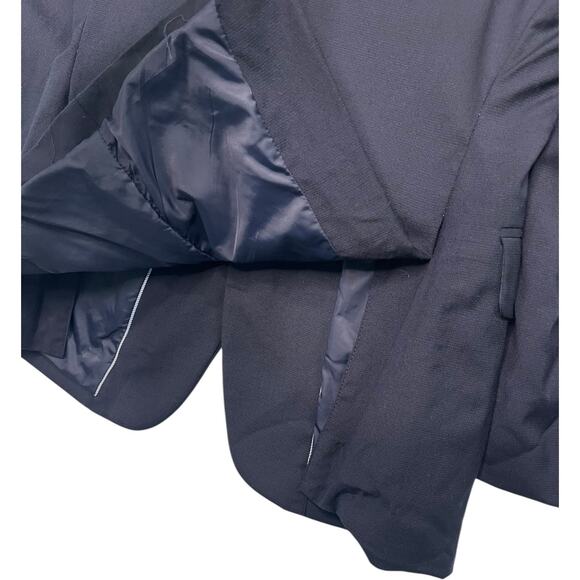 Jos A Bank Blazer Mens 36 Short Blue Navy Wool Two Button Brrr Comfort Classic - Picture 9 of 12